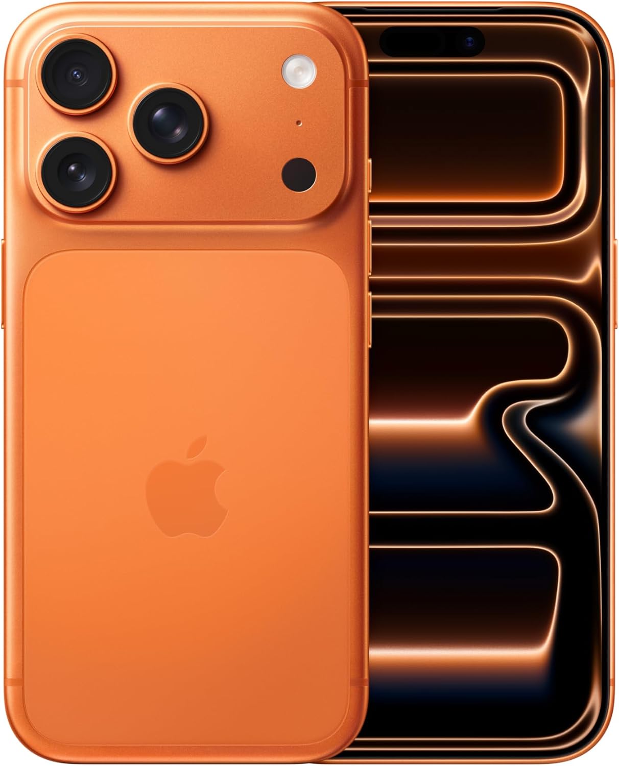 Apple iPhone 17 Pro 256GB: 6.3-inch screen up to 120Hz, A19 Pro chip, Prodigious battery life, Pro Fusion camera system with Front Center Stage camera; Cosmic Orange